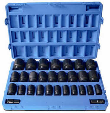 3/4 Impact socket set metric